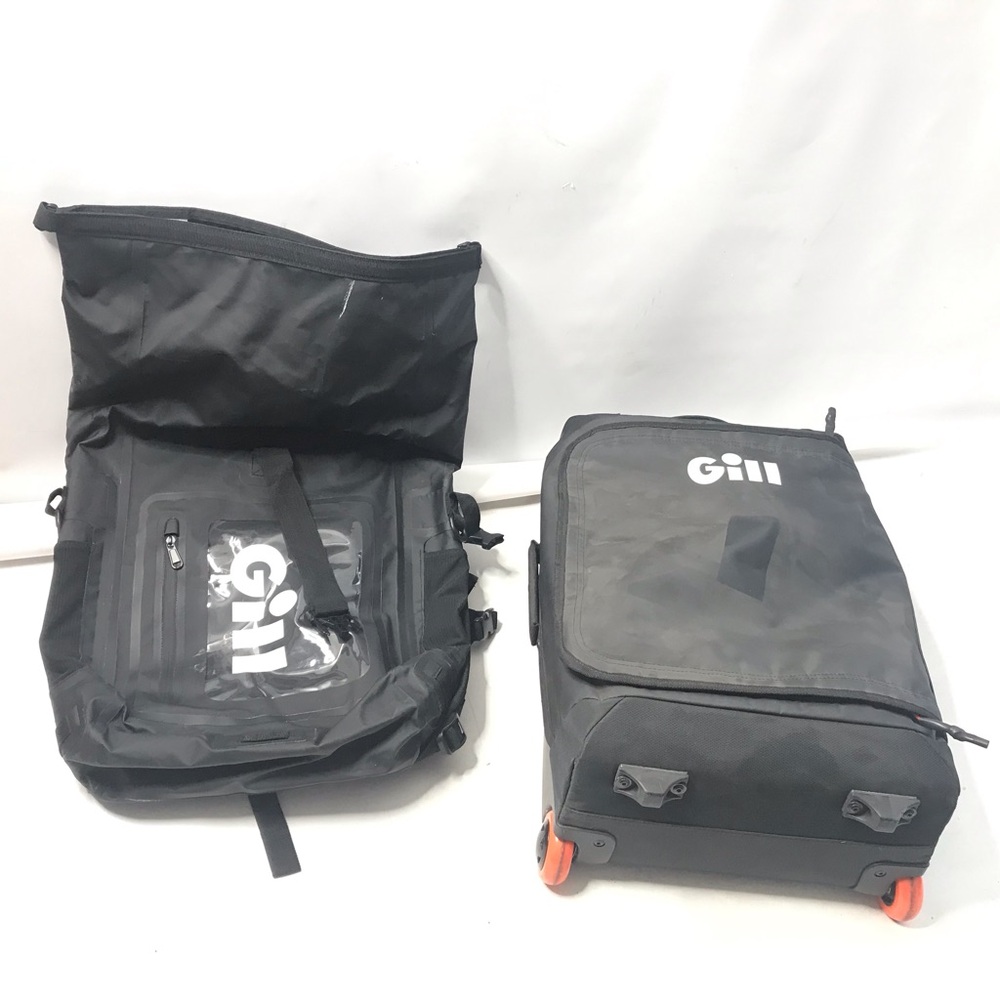 Lot of 2 Gill Travel Carry On Suitcase Luggage 21Lx15Wx8H With Backpack - Picture 4 of 12